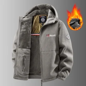 Giacca invernale di nuova tendenza della moda retrò sportiva spessa calda giacca di lana di agnello giacca casual allentata comoda di alta qualità taglie forti 1