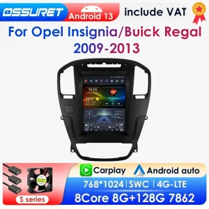 2 DIN Android 13 autoradio per Opel Insignia Buick Regal 2009 - 2013 Multimedia Stereo schermo verticale da 9.7 pollici Carplay 7862 1