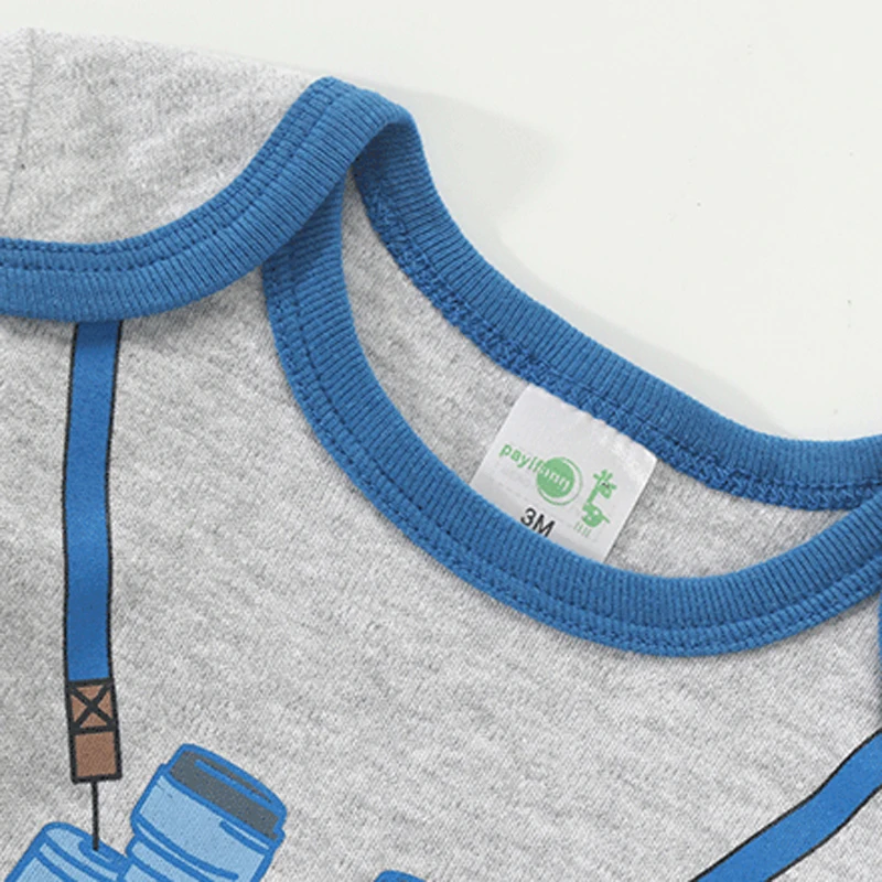 IYEAL 3 pz/lotto bambino manica lunga 100% cotone vestiti neonati maschi ragazze Body 0-12 mesi neonato Bebe tuta abbigliamento 5