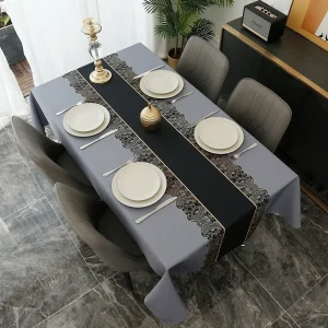 Tovaglie impermeabili rettangolari con stampa di semplicità nordica per decorazioni per feste da tavolo, tavoli da pranzo, mantelli 1