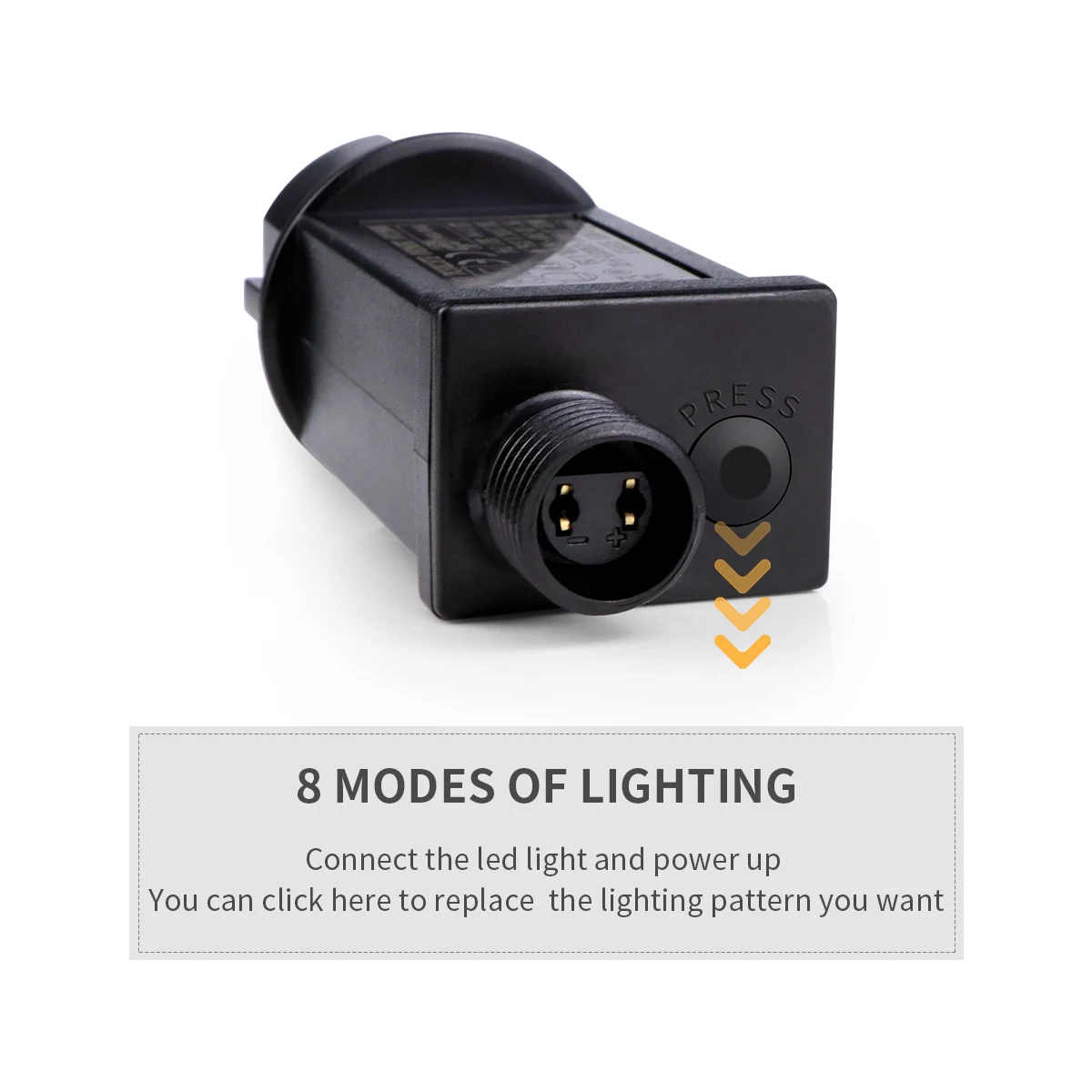 328FT-33FT 1000-100LEDS Fata LED Patio String Light Giardino esterno Ghirlanda Prato Lampada da cortile per Halloween Decorazioni natalizie 3