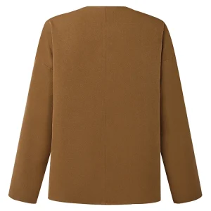 ZANZEA Vintage Donna Cardigan Giubbotti Casual Allentato Cappotti stile coreano 2025 Autunno Moda Bottoni Solido Manica lunga Sottile Outwear 1