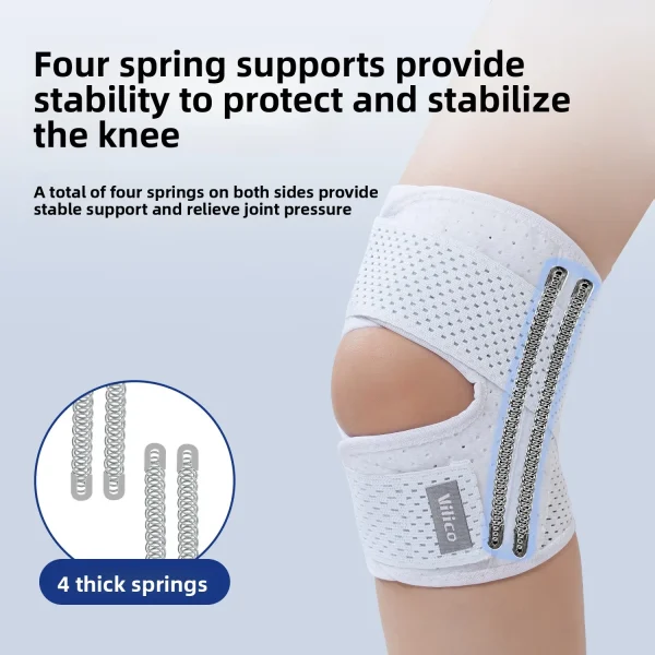 Cuscinetti per menisco Sport Corsa Basket Alpinismo Protezione articolare Cinghia rotulea Ginocchiere per gomiti leggere e traspiranti 2