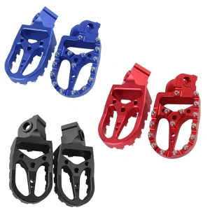 Moto Nero/Rosso/Blu CNC Poggiapiedi Pedane Poggia Pedali Per KTM 690 950 990 1050 1090 1190 1290 50 65 85 125 250 SX 50SX 1