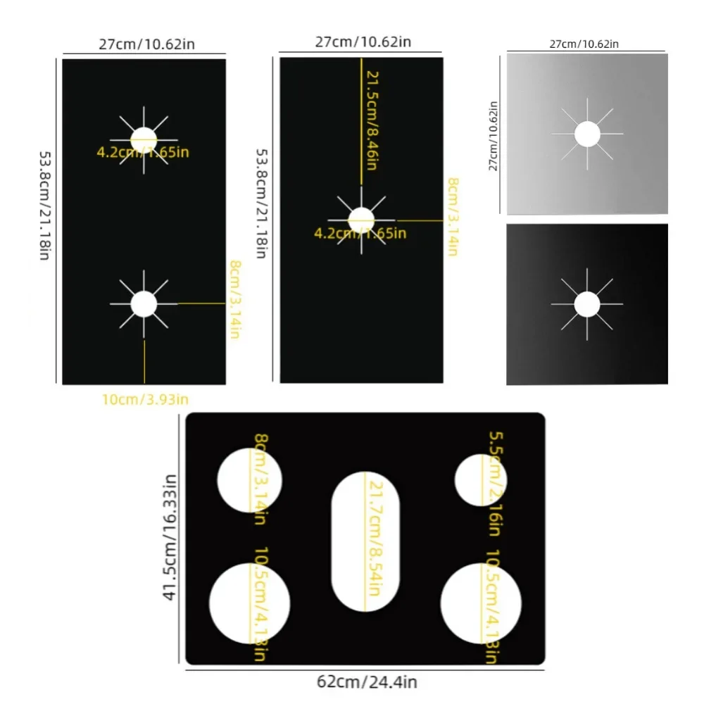 Copertura protettiva per fornello a gas Fodera antiaderente per bruciatore da piano cottura Resistente al calore Olio Lavabile Riutilizzabile Tappetino da cucina Piano cottura Tappetino pulito 5