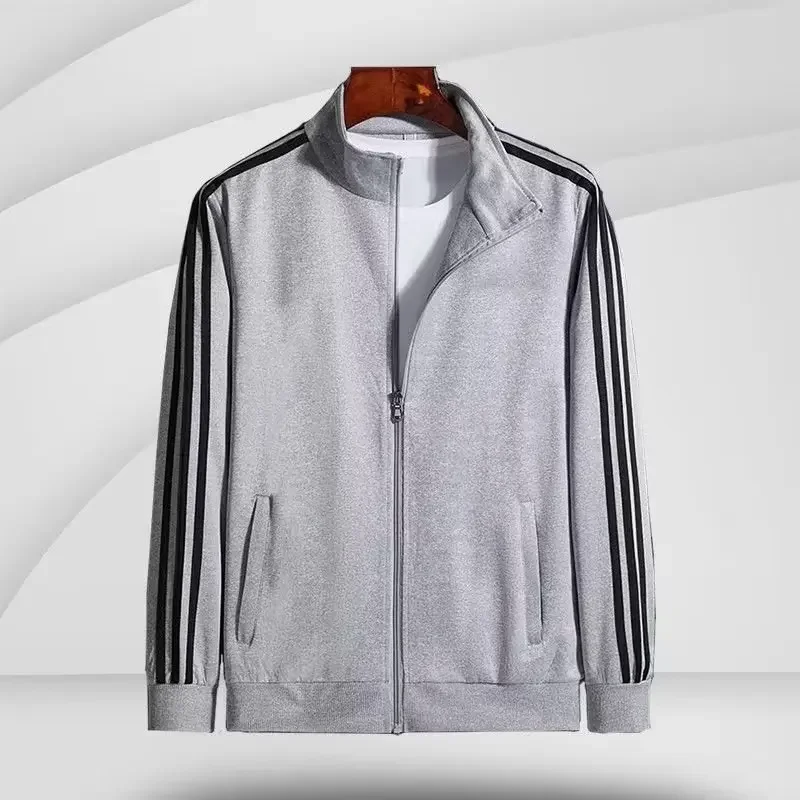 2023 Autunno Nuovo Stile Sottile Semplice Cerniera Del Collare Del Basamento Preppy Alla Moda di Marca delle Donne Bianco Carbone Grigio A Tre File Giacca con Bottoni 2