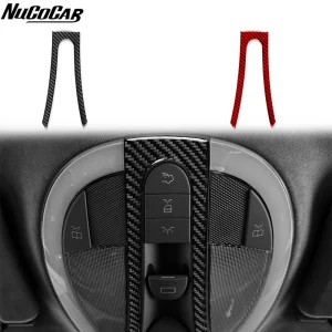 Per Mercedes-Benz Classe E W211 2003-2009 Pannello luce di lettura posteriore in fibra di carbonio Accessori auto Adesivi decorativi interni 1