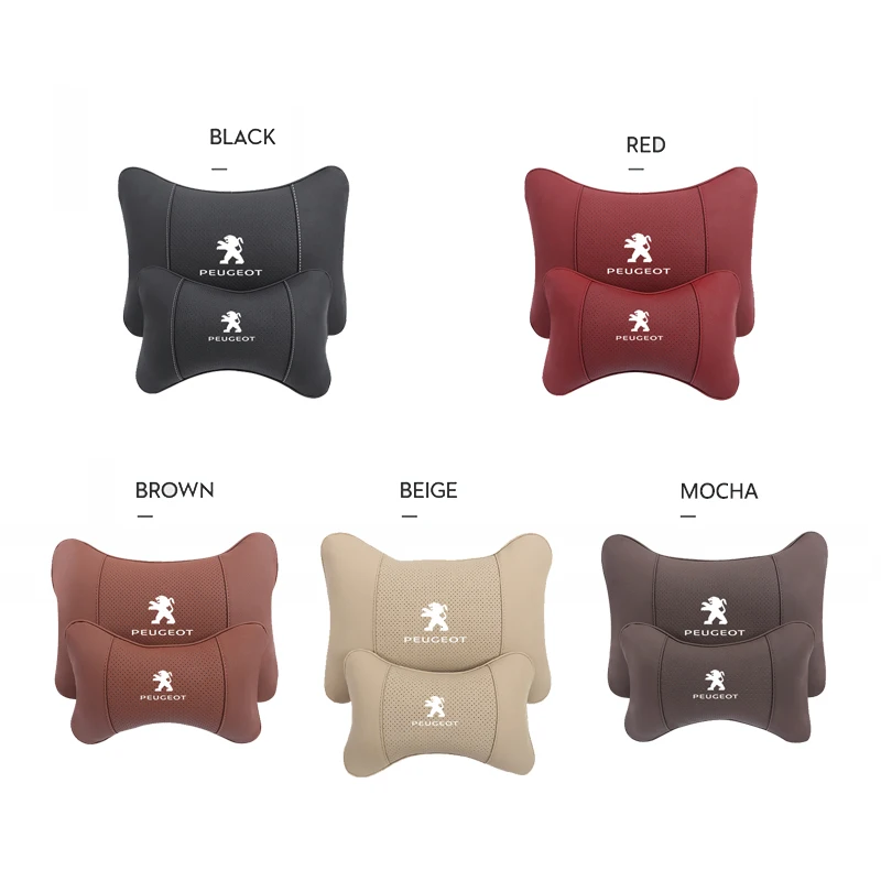 Seggiolino auto poggiatesta cuscino per il collo accessori interni auto per Peugeot 206 208 207 3008 308 2008 107 508 607 106 406 407 307 301 4
