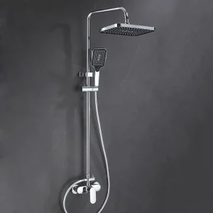 Doccia combinata Soffione doccia a pioggia con pannello grande da 12 pollici/Combina doccia portatile Set booster a tre modalità per bagno 1