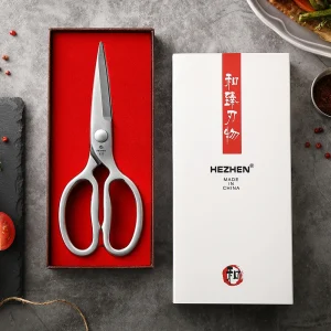 HEZHEN 3Cr13 Forbici da cucina multifunzionali in acciaio forgiato Forbici per noci Accessori da cucina affilati Forbici per la casa 1