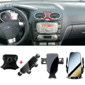 Per Ford Focus 2 Mk2 2005 - 2012 navigazione per auto presa d'aria supporto per telefono staffa di Base caricatore Wireless per cruscotto 1
