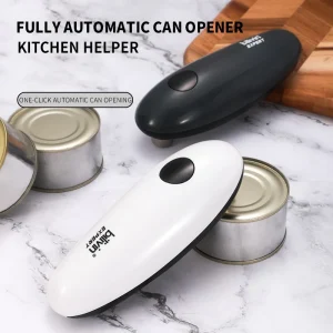 Apriscatole elettrico Apriscatole automatico in alluminio Apriscatole in ferro con testa di latta Apribottiglie Utensile da cucina Apriscatole facile da usare 1