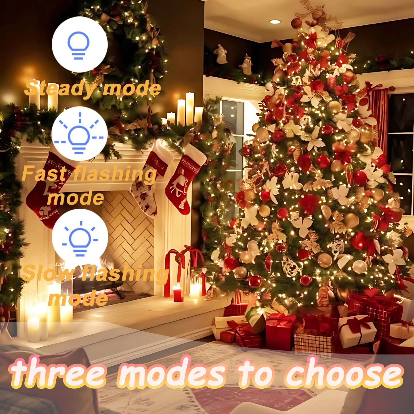 20-200 pezzi lucine a LED luci a corda a batteria luci scintillanti impermeabili per decorazioni di nozze festa di Natale di Halloween 4