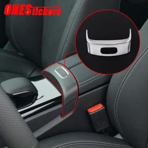 Per Mercedes Benz Classe A CLA W177 V177 C118 2019 2020+ ABS Cromato Accessori Auto Console Centrale Bracciolo Box Interruttore di Copertura Trim 1