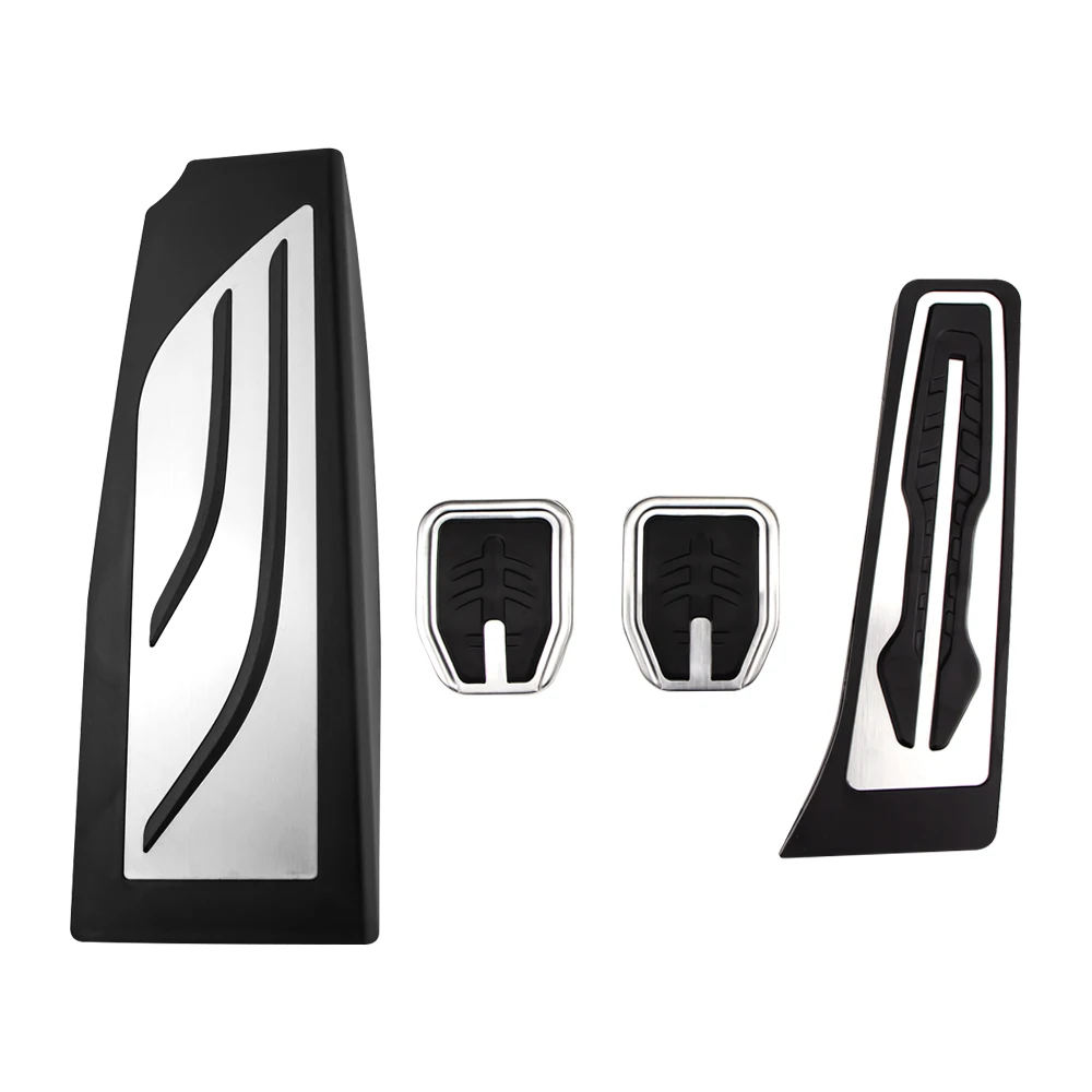 Pedali auto per BMW E60 E61 E63 E64 E70 2004 - 2010 LHD Freno A Gas Acceleratore Poggiapiedi Pedale Copertura Accessori Interni 5