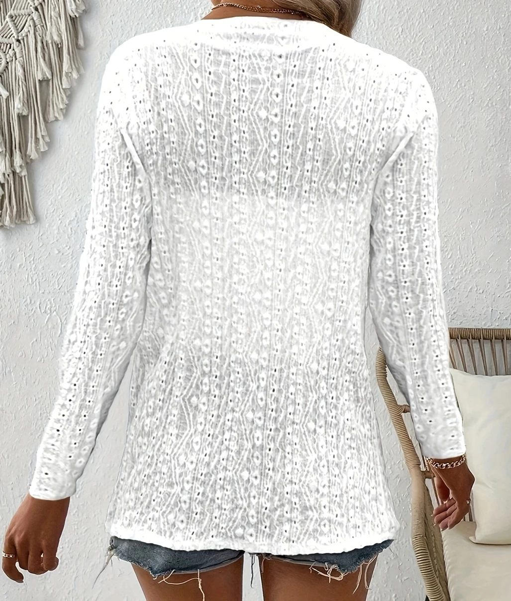 Cappotto da donna allentato moda casual elegante taglie forti Temperamento Cappotto da donna a maniche lunghe Weekend per le vacanze 4