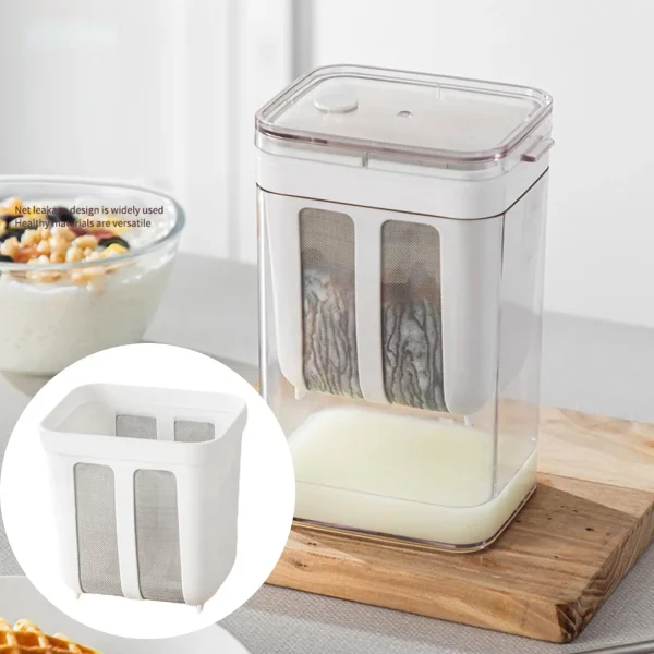 Colino per Yogurt greco colino a rete Fine riutilizzabile multiuso Fine per accessori da cucina per la casa filtro per succo di latte di soia 2