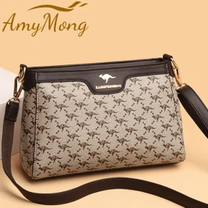 Borse da donna stampate alla moda Borse di design di lusso Borse a tracolla con patta a tracolla Borsa Croosbody con manico superiore in pelle di alta qualità 1