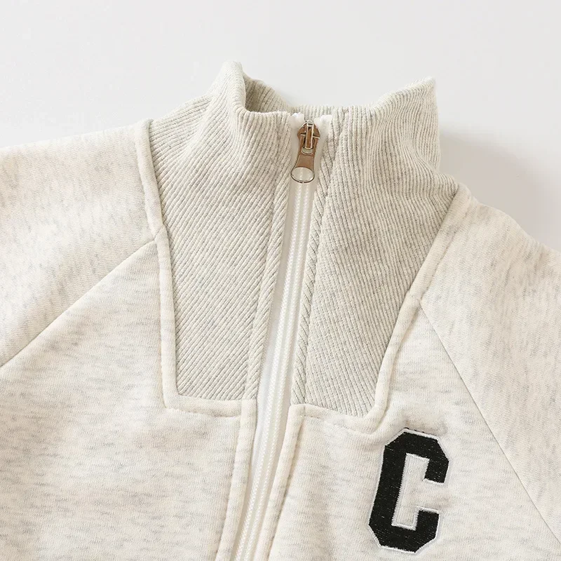 2024 Autunno Inverno Pagliaccetti per bambini Fodera spessa Tute per ragazzi Fodera in pelliccia Vestiti per bambini Vestito per ragazzi 5