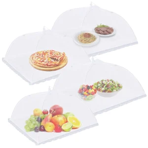 Copertine per alimenti all'aperto per mantenere gli insetti lontani, tenda per alimenti in rete pieghevole da 17x17 pollici per esterni, accessori per picnic Glamping Essentials 1
