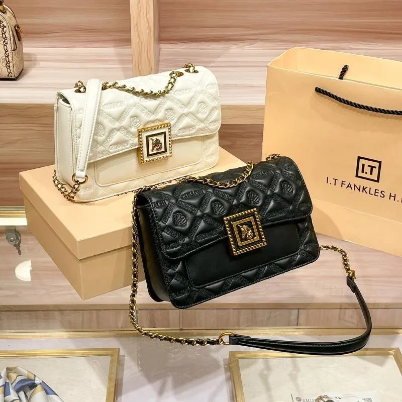 Borsa da donna di marca 2025 autunno e inverno nuova moda diamante griglia designer borsa a catena di fascia alta borsa a tracolla a spalla singola 1