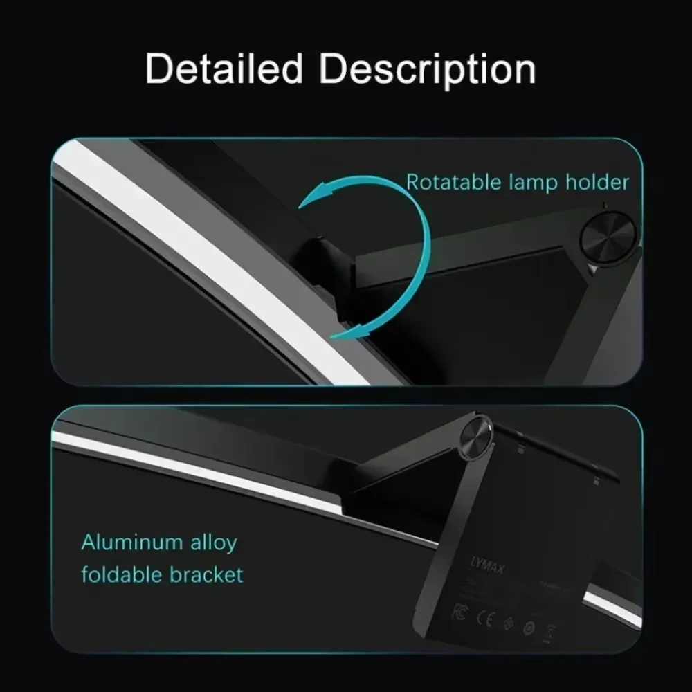 Youpin LYMAX Monitor per computer Lampada da tavolo Schermo curvo Lampada da scrivania Oscuramento Eye-Care Musica sensibile al suono Hang Gaming Light pro 4