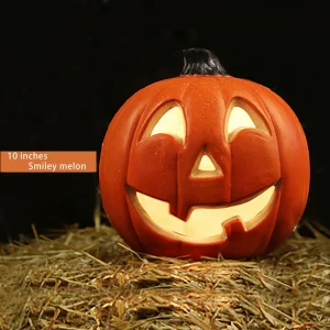 Lanterna a forma di zucca a led in stile Halloween, layout di scena, decorazione per la casa, lanterna, oggetti di scena per interni, bar, ristorante, divertimento creativo 1