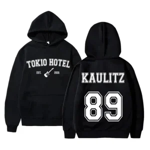 Rock Band toyio Hotel felpe con cappuccio Kaulitz Print uomo donna felpa con cappuccio oversize felpe Hip Hop Harajuku pullover Unisex plussize 1
