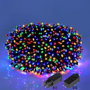 Luce decorativa per festival a LED 24V con spina UE o USA, decorazioni per la casa Illuminazione notturna per matrimoni per feste di Capodanno 8 modalità di lucine 1