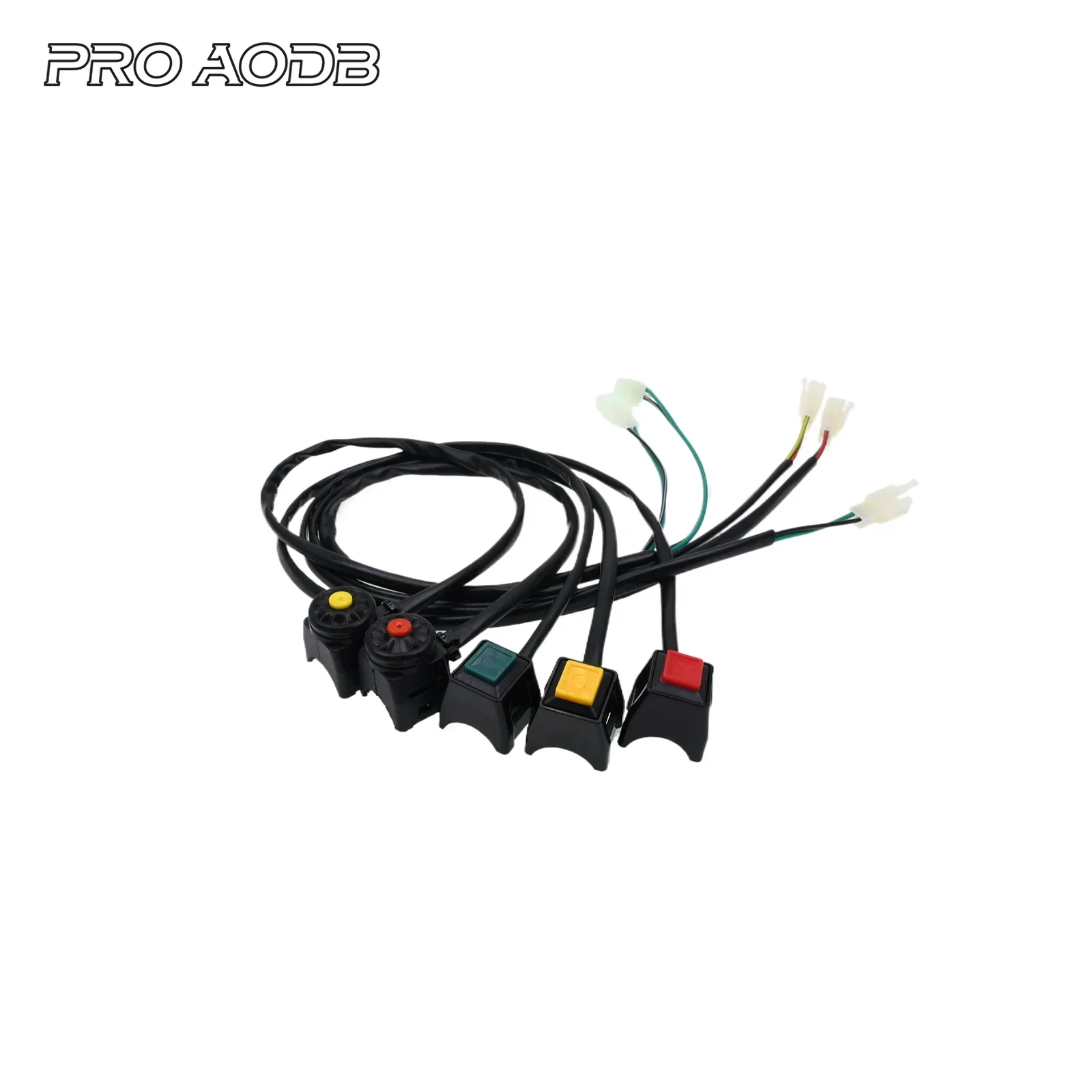 Durevole ATV Motocross Dual Sport Quad Start Horn Kill Off Pulsante interruttore di arresto Accessori moto Maniglia di controllo Interruttori moto 6