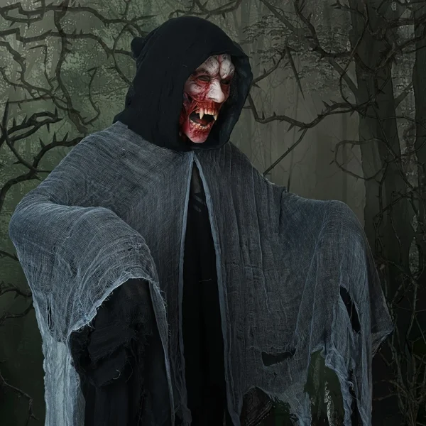 Mantello di Halloween Scheletro Vestiti Maschera Casa dei fantasmi Camera dei segreti Dressing Up Zombies Costume Puntelli Regalo di Halloween 6