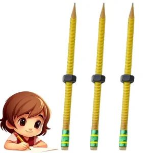 1/3/5 Pz Sollievo dallo stress Matita ADHD Migliora la concentrazione Alleviare l'ansia Filettato Agitarsi Matita Penna rotante per la scuola Ufficio Casa 1