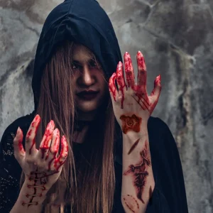 Adesivi divertenti impermeabili per Halloween Adesivi per il viso per trucco per feste Decorazione per festival Simulazione Adesivi per cicatrici per ferite horror 1
