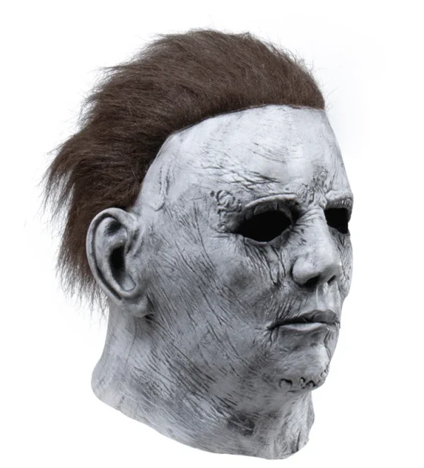 Maschera di Halloween Michael Myers Killer Mask Horror Cosplay Lattice Horror Maschere spaventose Carnevale Masquerade Party Costume Prop 6