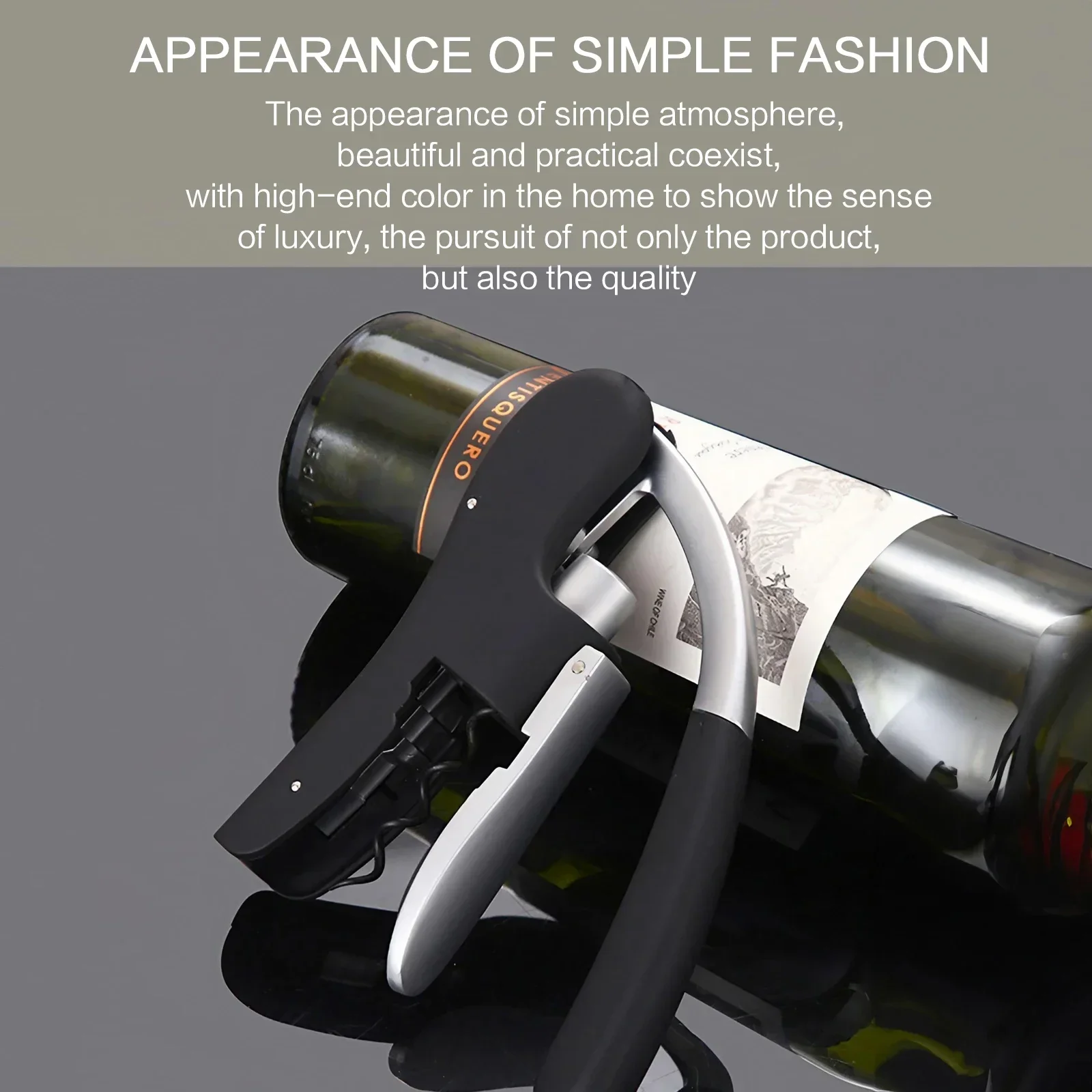 Apribottiglie per vino Cavatappi a pressione facile e veloce per la cucina di casa Accessori per bar all'aperto per feste Strumento per aprire il vino Gadget da cucina 4