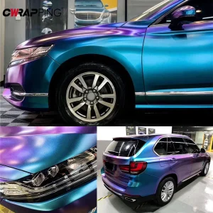 Adesivi per auto con pellicola in vinile lucida opaca che cambia colore Pellicole camaleonte con rilascio d'aria impermeabile in PVC Decorazione auto fai da te Accessori per auto 1