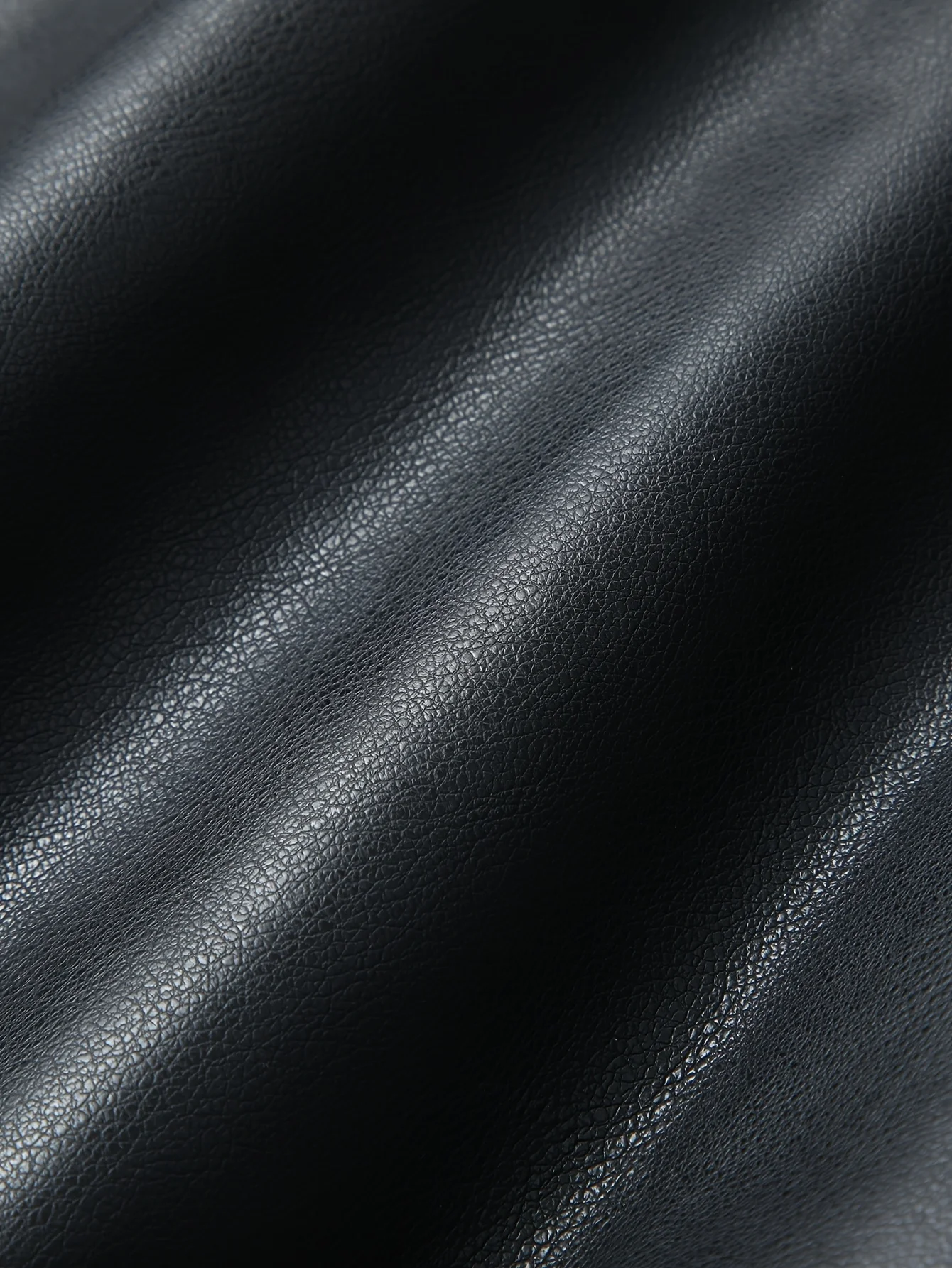 Giacche in pelle PU per bambina, cappotti stile motociclistico con cerniera e colletto tinta unita casual, stagione primaverile/autunno 6