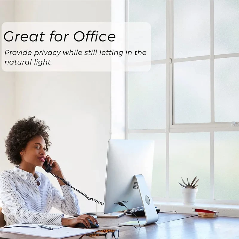 Pellicola per la privacy delle finestre anti-aspetto Adesivo in vetro smerigliato puro Arcobaleno 3D Specchio adesivo statico Film Opaco opaco Foglio di blocco solare 4