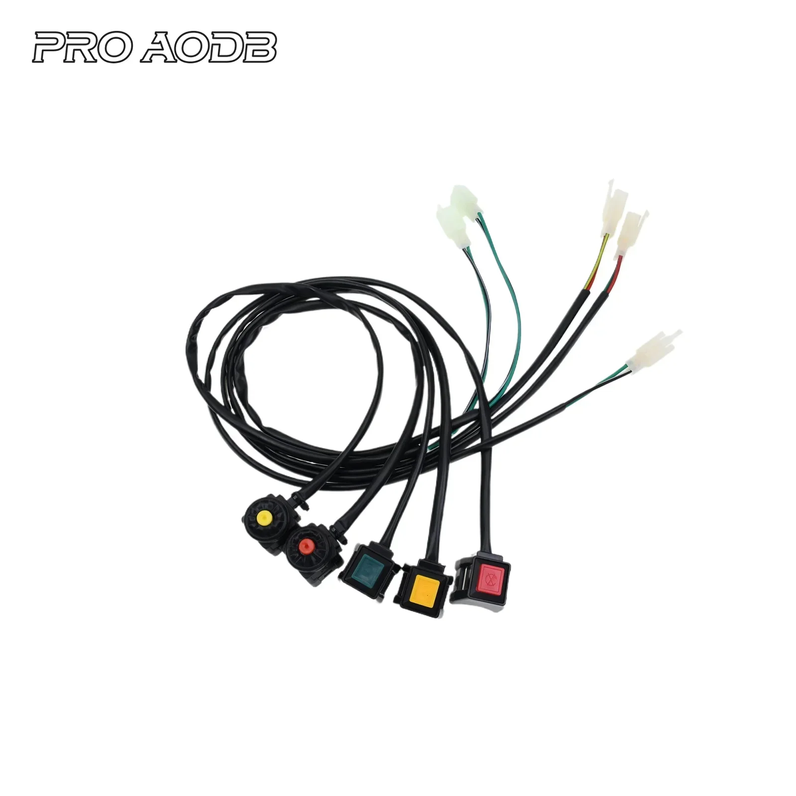 Durevole ATV Motocross Dual Sport Quad Start Horn Kill Off Pulsante interruttore di arresto Accessori moto Maniglia di controllo Interruttori moto 4