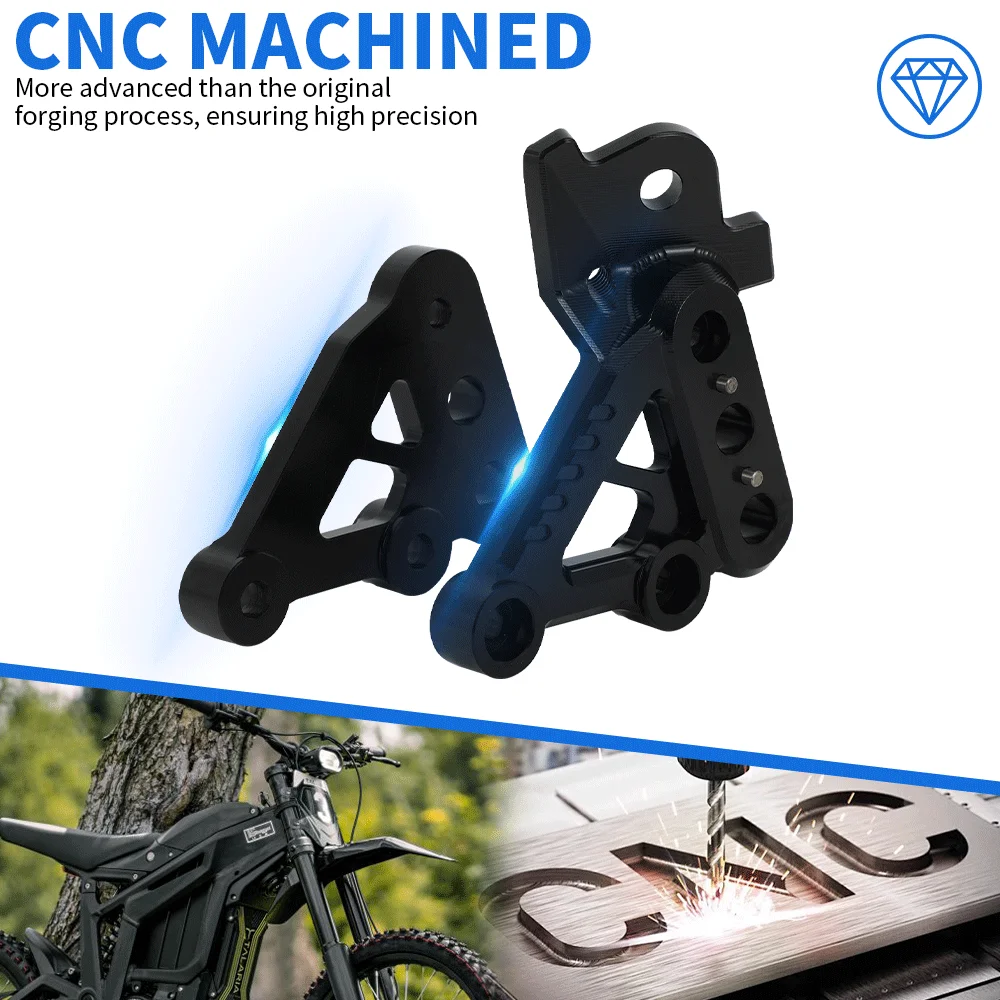 Destra Sinistra Pedane Staffa di Estensione CNC Moto Accessori Per Talaria Sting MX3 TALARIA STING MX4 Elettrico Dirt Bike 3