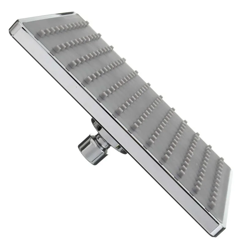 Piazza 20*20 centimetri ABS soffioni Doccia Bagno 8 pollici Doccia A Pioggia Testa Doccia a Pioggia Con Finitura Cromata 1