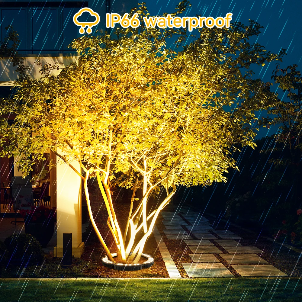 1pc LED albero che abbraccia la lampada esterna IP65 faretto impermeabile notte decorativa fai da te assemblare albero che tiene lampada di illuminazione per il giardino 5