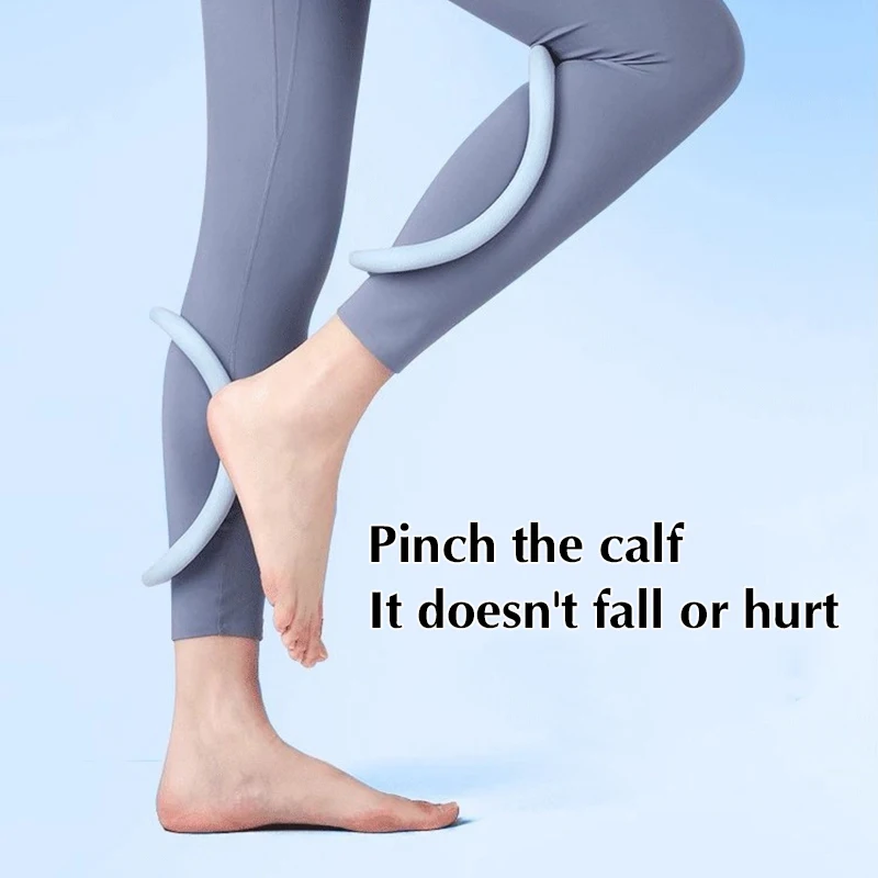 1Pc Anello Yoga Fitness Stretch Rilassamento Pilates TPR Fascia morbida Stretch Fitness Fascia Massaggio Allenamento Yoga Cerchio Attrezzature 3