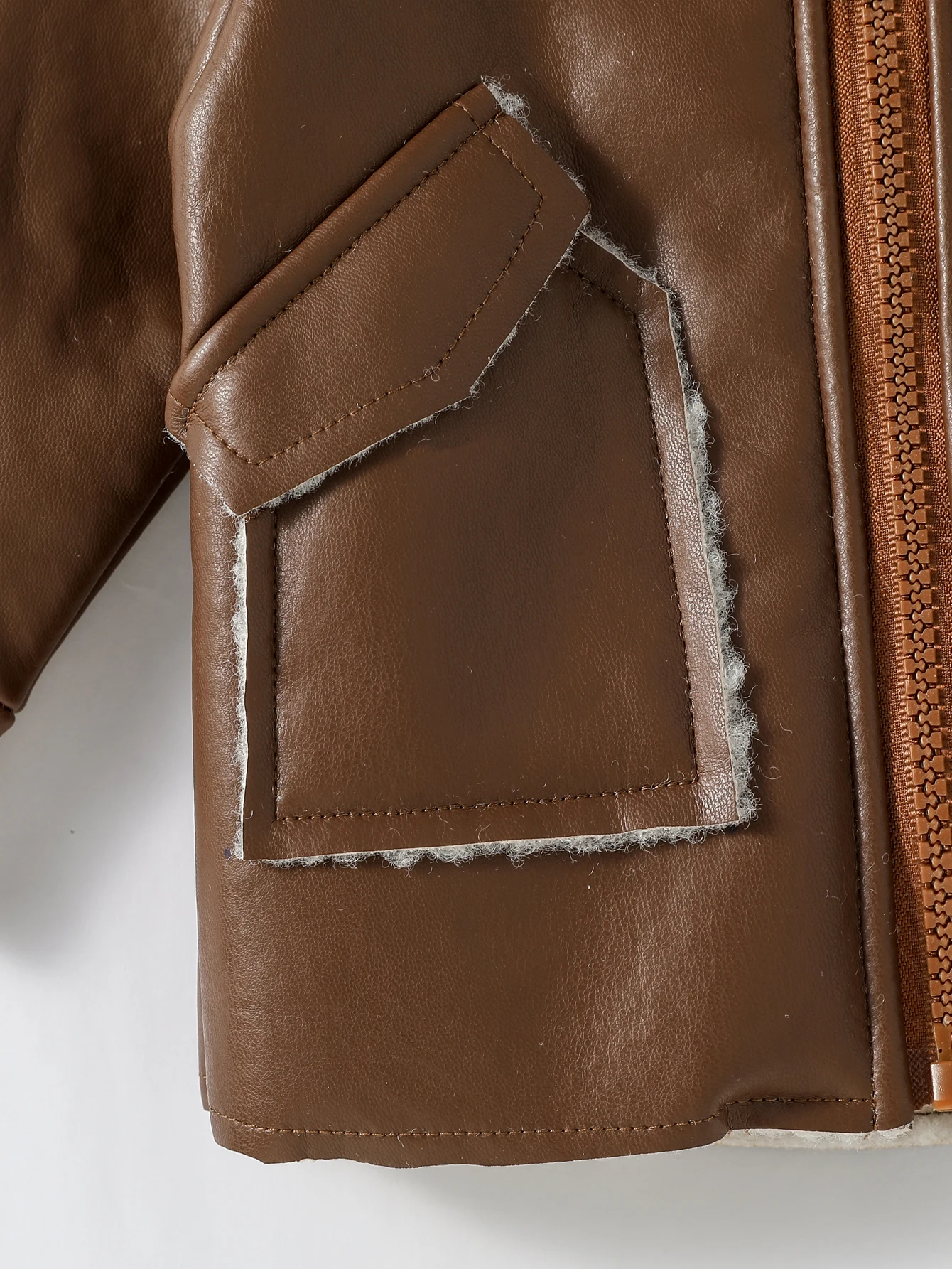 2024 Nuovo Autunno/Inverno g Neonati maschi Giacca di pelle a maniche lunghe Cappotto per abbigliamento stile moda cool 1-3 anni 6