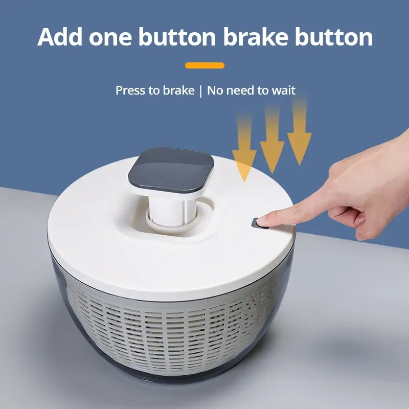 Tipo di pressa disidratatore per verdure essiccatore per frutta disidratatore per uso domestico di grande capacità accessori per la cucina cestello per insalata di scarico gadget 3