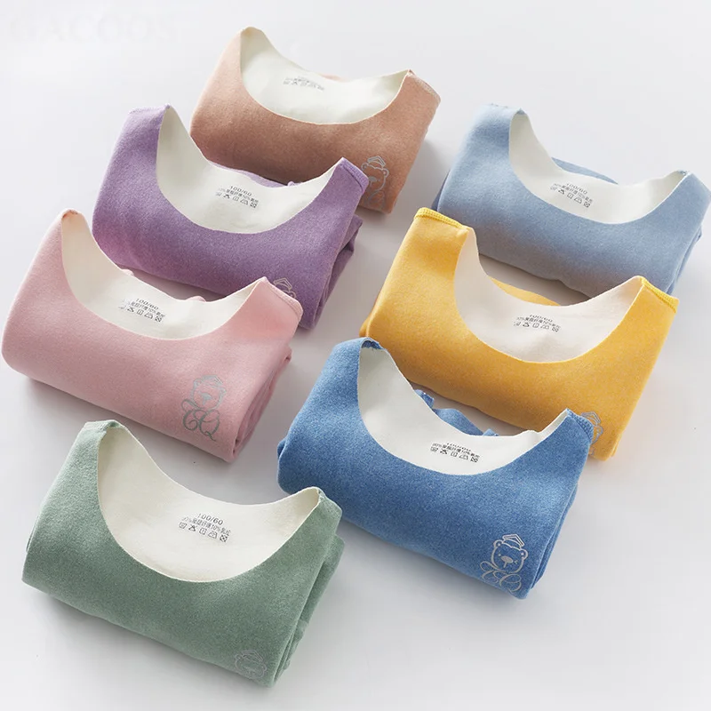 Inverno caldo pigiama set per ragazzi bambini pigiama termico bambino pigiameria vestiti autunnali per bambini da 2 a 15 anni 2