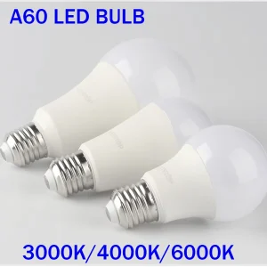 Lampadina LED diretta in fabbrica AC120V/230V 8W-24W B22/E27 Alto lume senza sfarfallio Luce bianca calda per cucina, camera da letto, bagno 1