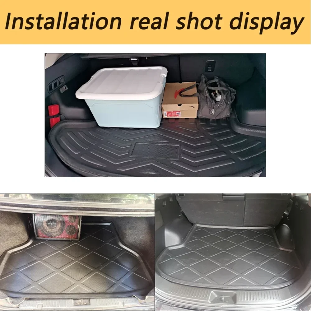 Tappetino per bagagliaio di un'auto per MG 4 MG4 MuLan EV EH32 2022 ~ 2025 2023 2024 Tappeto per bagagli Vassoio impermeabile Cargo Boot Pad Liner Accessori di copertura 4