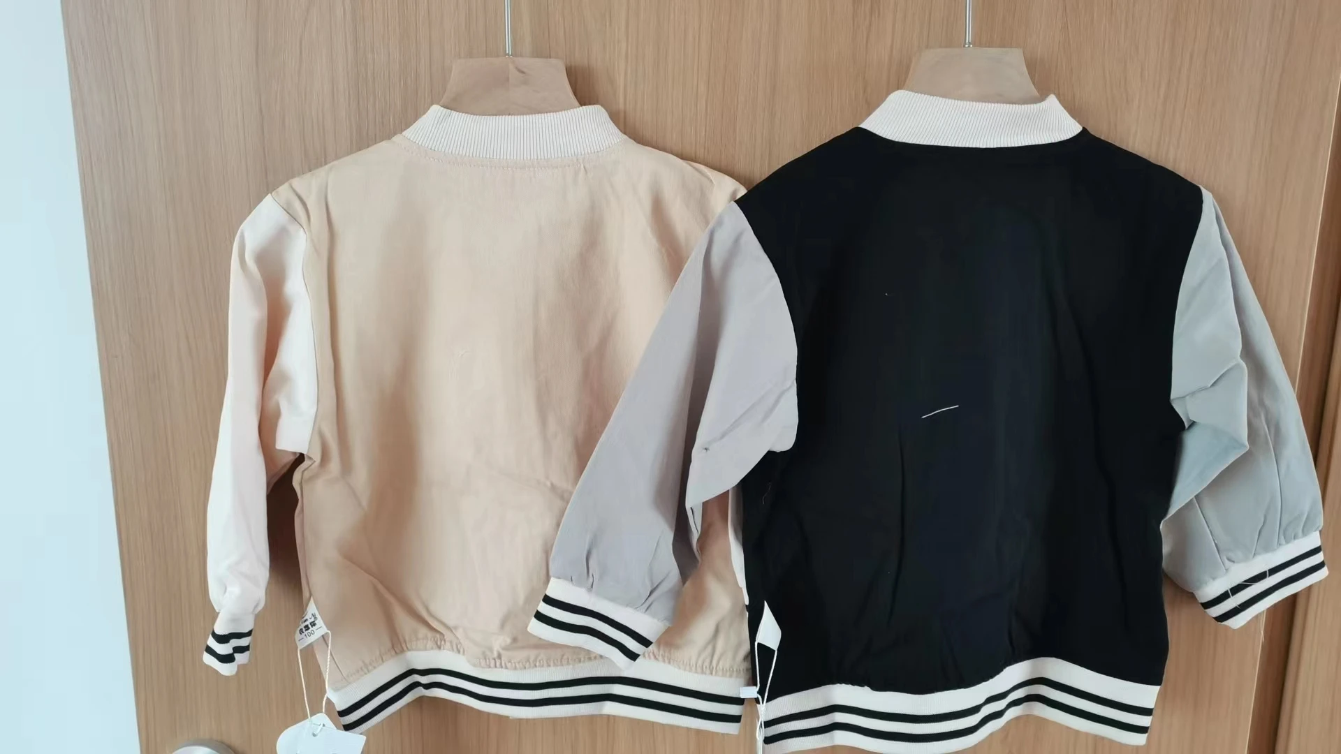 4849C cappotto bambino coreano 2023 primavera autunno moda bel ragazzo uniforme da Baseball cappotto Casual 0-3Y giacca sportiva da ragazza 6