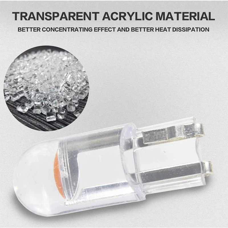 10/20/100pcs T5 T4.2 T3 Led W3W w1.2w W5W Luce interna per auto Cruscotto Indicatore di riscaldamento Strumento automatico Luce Cuneo Lampadina 4